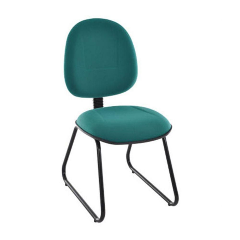 Cadeira Executiva Base Fixa Trapézio Linha Office Plus Verde - 2