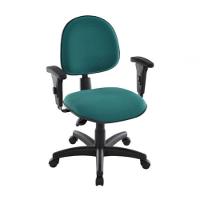 Cadeira Executiva com Back System Linha Office Economy Verde - 1