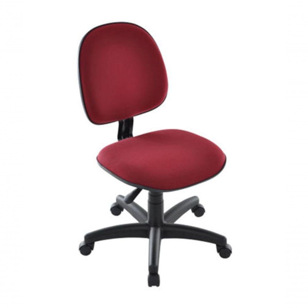 Cadeira Executiva Base Giratória com Lamina Vermelho - 1
