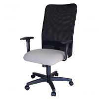 Cadeira Para Escritório Encosto Em Tela Mesh Peruggia Cinza - 1