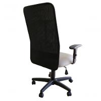 Cadeira Para Escritório Encosto Em Tela Mesh Peruggia Cinza - 2