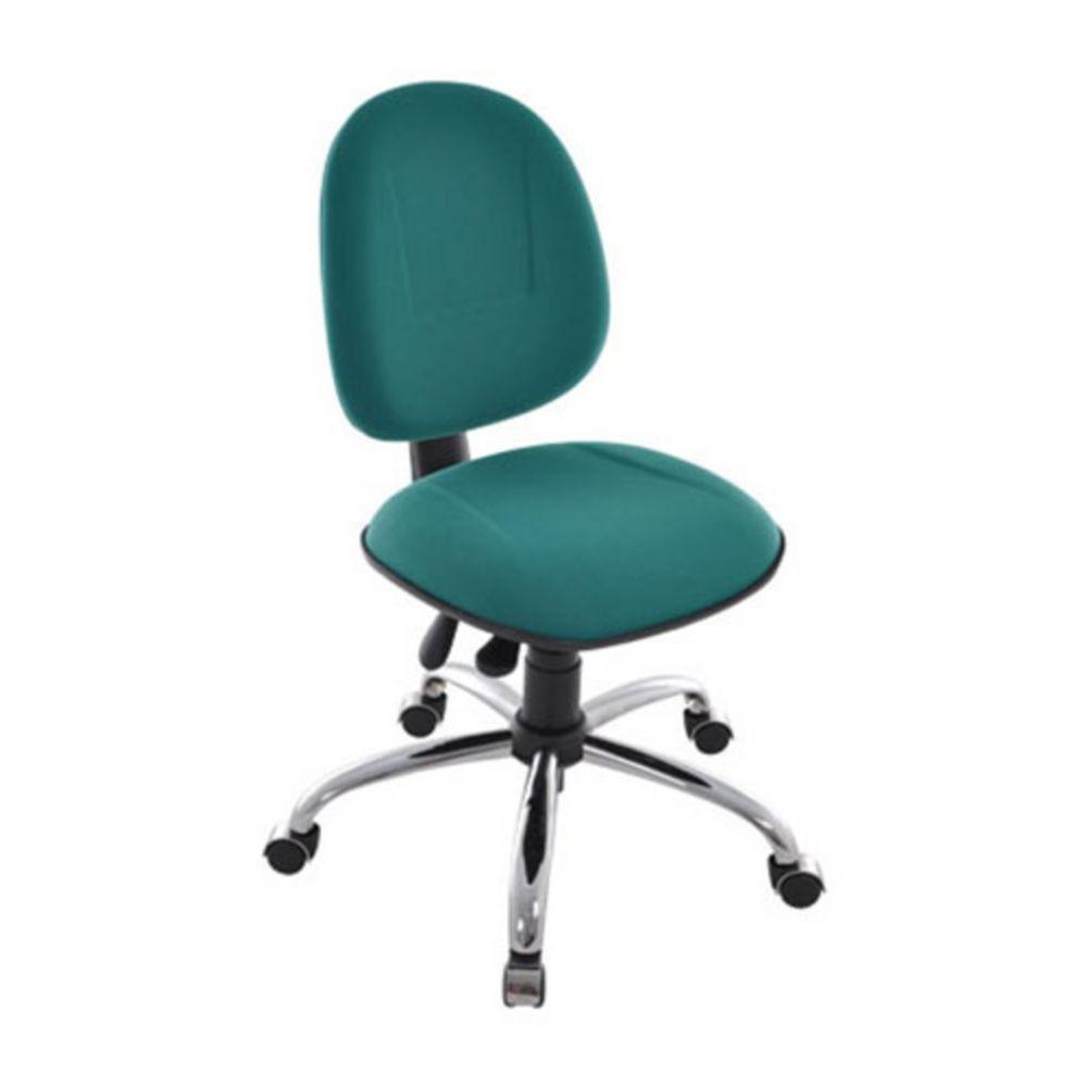 Cadeira Executiva Base Giratória Cromada Plus Cor Verde - 2