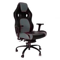 Cadeira Gamer Para Escritório Linha Gamer Racing Cinza - 1