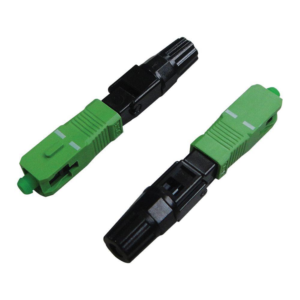 Conector Fast De Rosca Sc/Apc Verde Nklt-Nkfca.50 Embalagem - 1