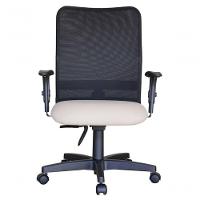 Cadeira Para Escritório Encosto Em Tela Mesh Peruggia Cinza - 3