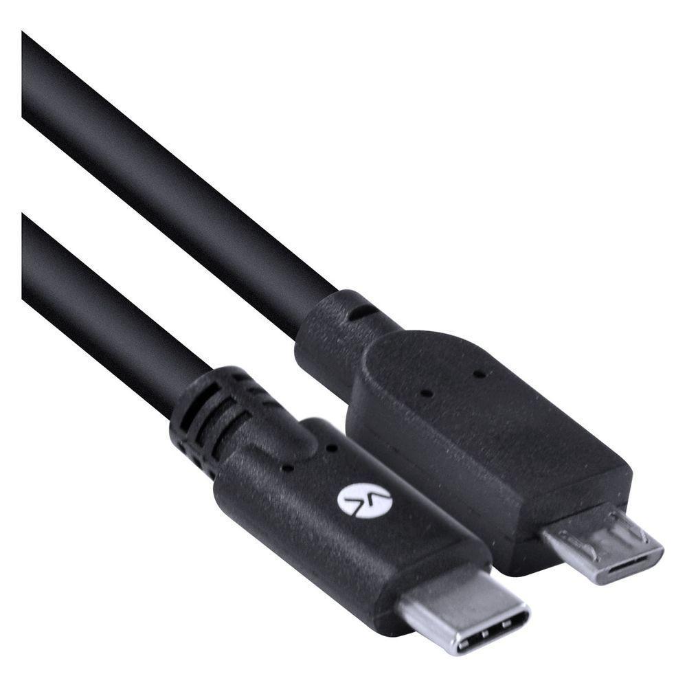 Cabo Usb Tipo C X Micro Usb B Macho 2.0 1,5 Metros - C20Mua - 3