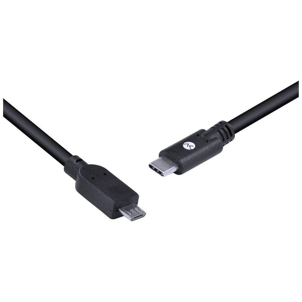 Cabo Usb Tipo C X Micro Usb B Macho 2.0 1,5 Metros - C20Mua - 4