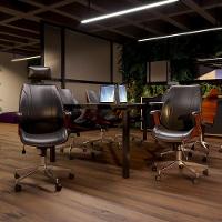 Cadeira de Escritório Juliette Diretor Giratória Preta - 8