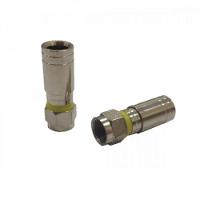 Conector F De Compressão Rg6 Cfmp0002 Storm - Pct / 100 - 5