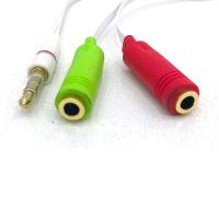 Cabo Adaptador P3 P2 Macho X 2 P2 Femea Stereo 20cm - 2