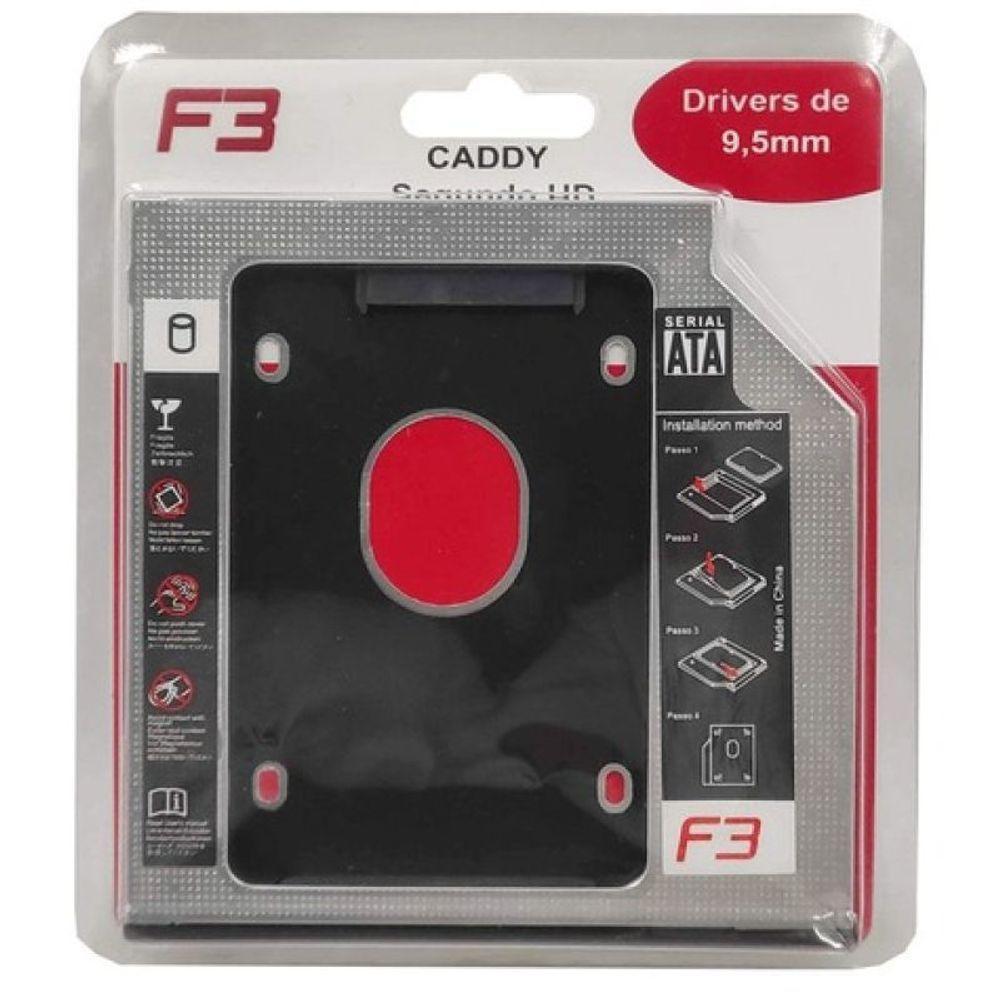 Adaptador Caddy Dvd Para Hd 2 5 9 5mm F Cy02 F3 - 1