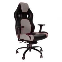 Cadeira Gamer Para Escritório Linha Gamer Racing Cinza Claro - 1