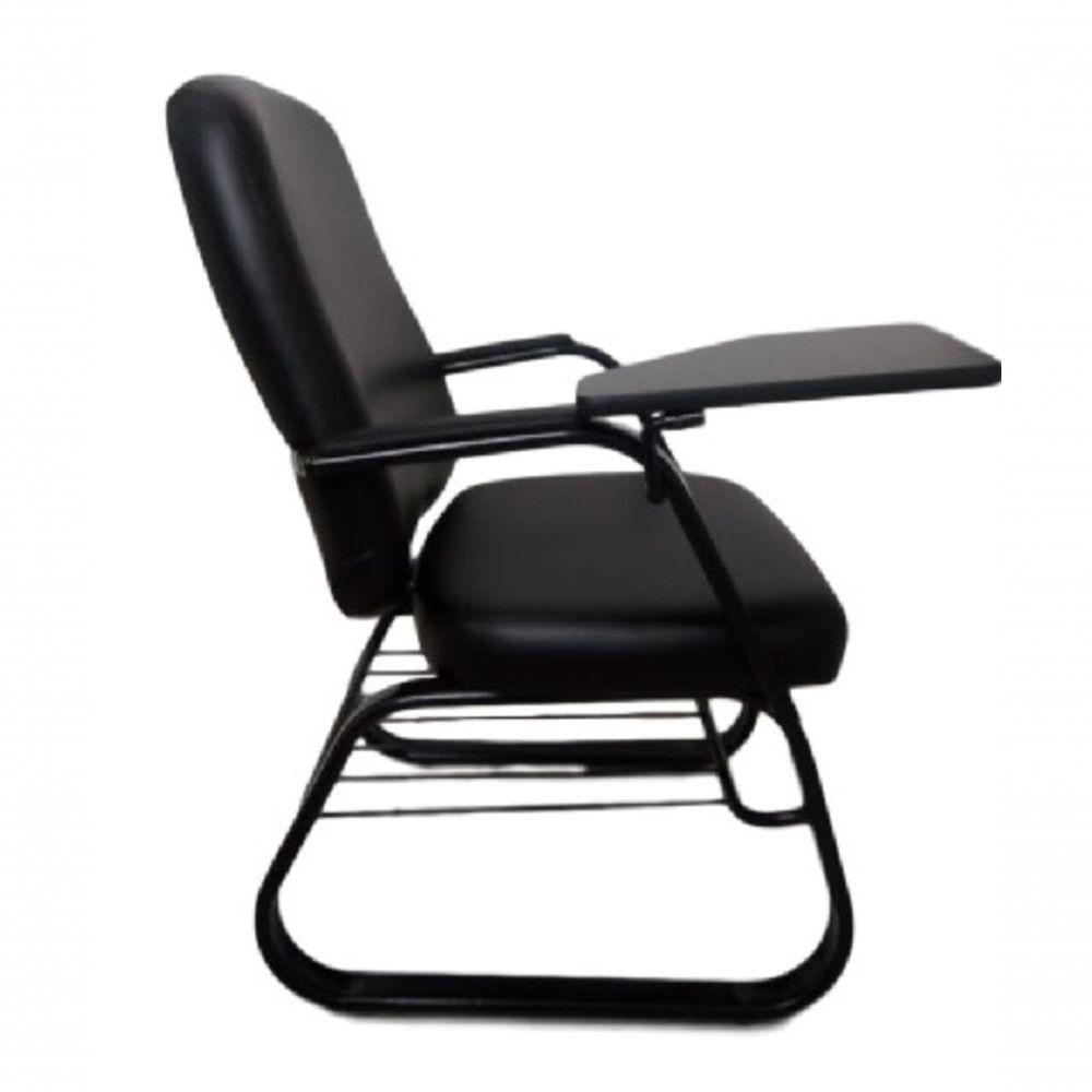 Cadeira Obesos Até 200kg Universitária Linha Obeso Preto - 9