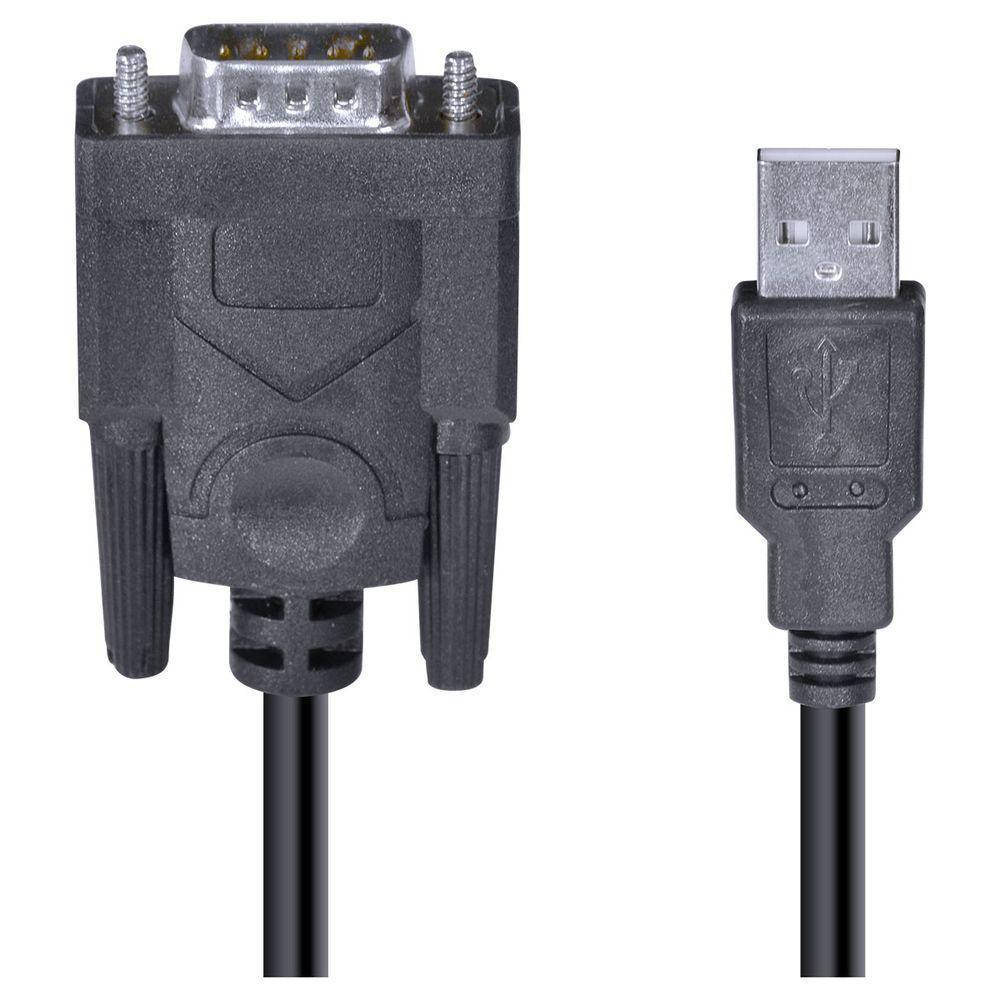Cabo Usb 1.1 Converte 1 Porta Usb Em 1 Saída Serial Db9 Rs23 - 3