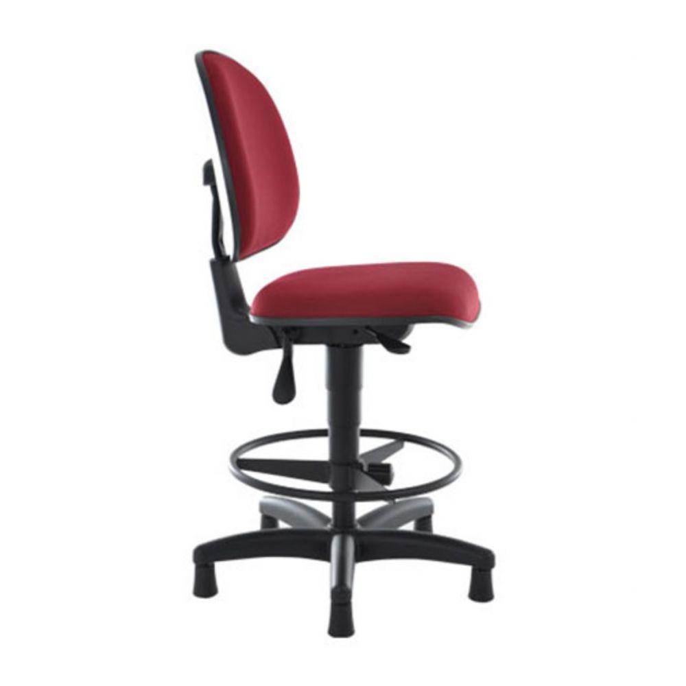 Cadeira Executiva Base Caixa com Back System Office Vermelho - 2