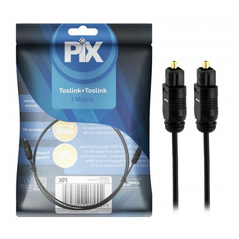 Cabo Optico Toslink Pix 1m 018 9001 - 1