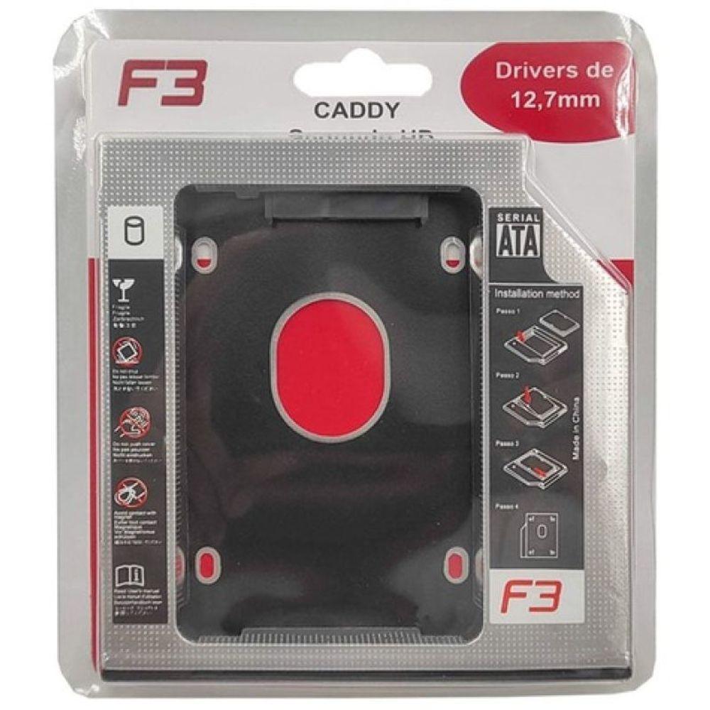 Adaptador Caddy Dvd Para Hd 2 5 12 7mm F Cy01 F3 - 1
