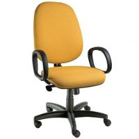 Cadeira Presidente Com Braços Linha Confort Plus Amarelo - 1