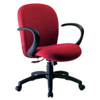 Cadeira Diretor com Braços Linha Lombar Vermelho - 2