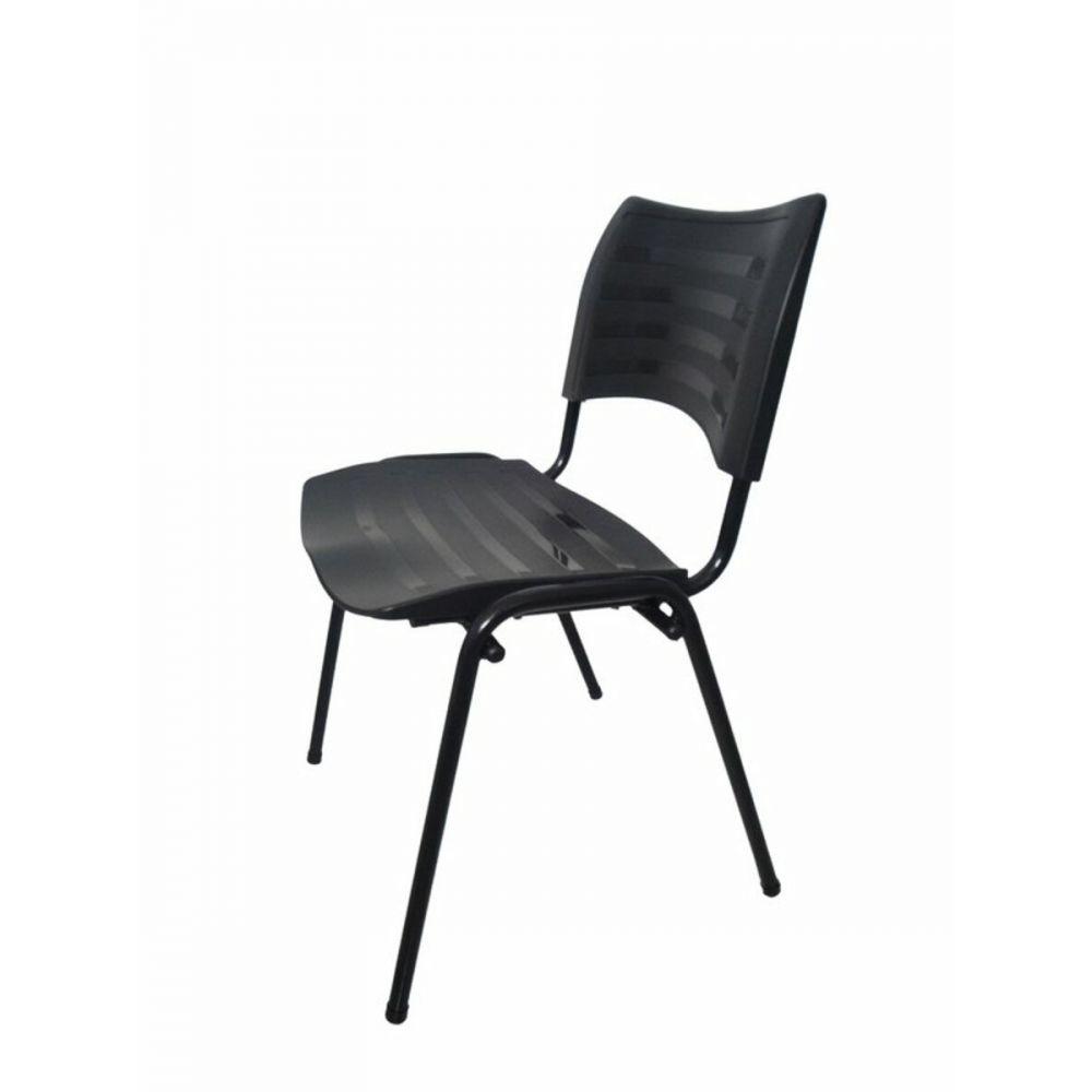 Cadeira Empilhável Iso Linha Polipropileno Iso Preto - 2
