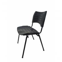 Cadeira Empilhável Iso Linha Polipropileno Iso Preto - 1