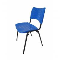Cadeira Empilhável Iso Linha Polipropileno Iso Azul - 1