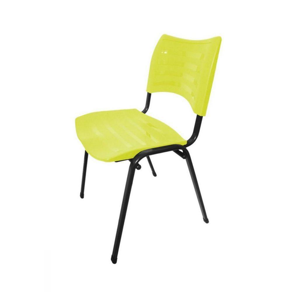 Cadeira Empilhável Iso Linha Polipropileno Iso Amarelo - 2