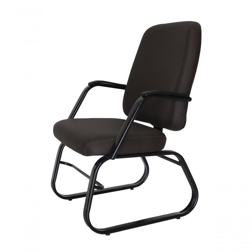 Cadeira Obesos Até 200kg Fixa Linha Obeso Preto - 1