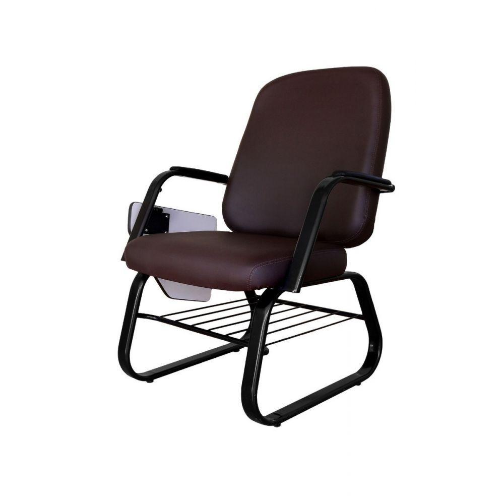 Cadeira Obesos Até 200kg Universitária Linha Obeso Marrom - 3