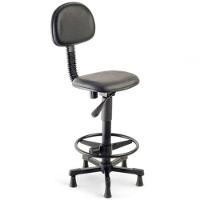 Cadeira Secretária Base Caixa Square Preto - 1