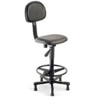 Cadeira Secretária Base Caixa Square Preto - 2