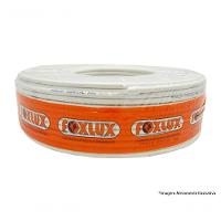 Cabo Coaxial Foxlux Rg6 67 100mts Branco - 2