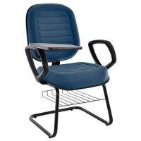 Cadeira Universitária Com Prancheta Linha Blenda Azul - 1