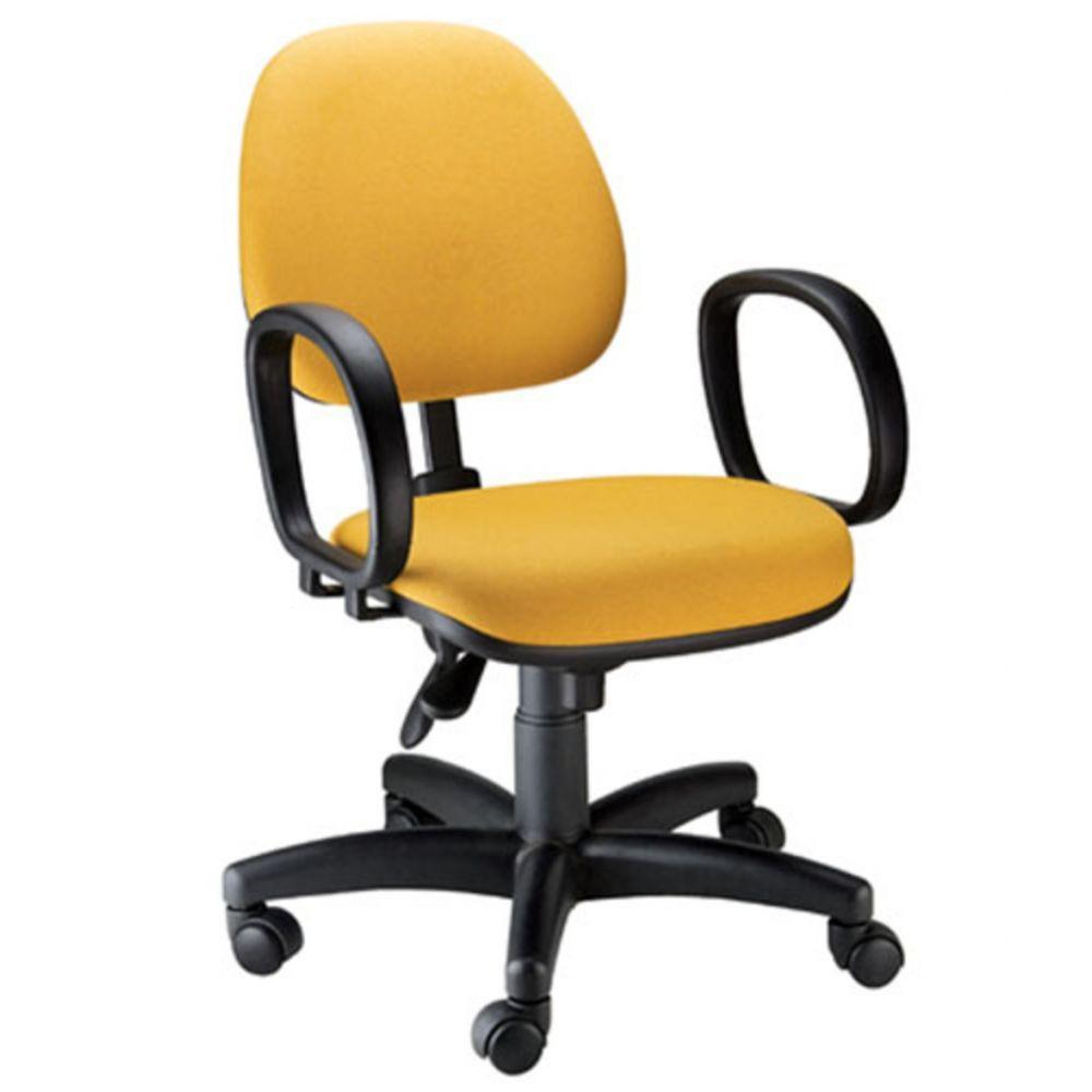 Cadeira Gerente Com Back System Confort Plus Amarelo - 2