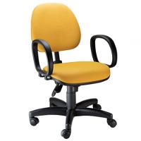 Cadeira Gerente Com Back System Confort Plus Amarelo - 1