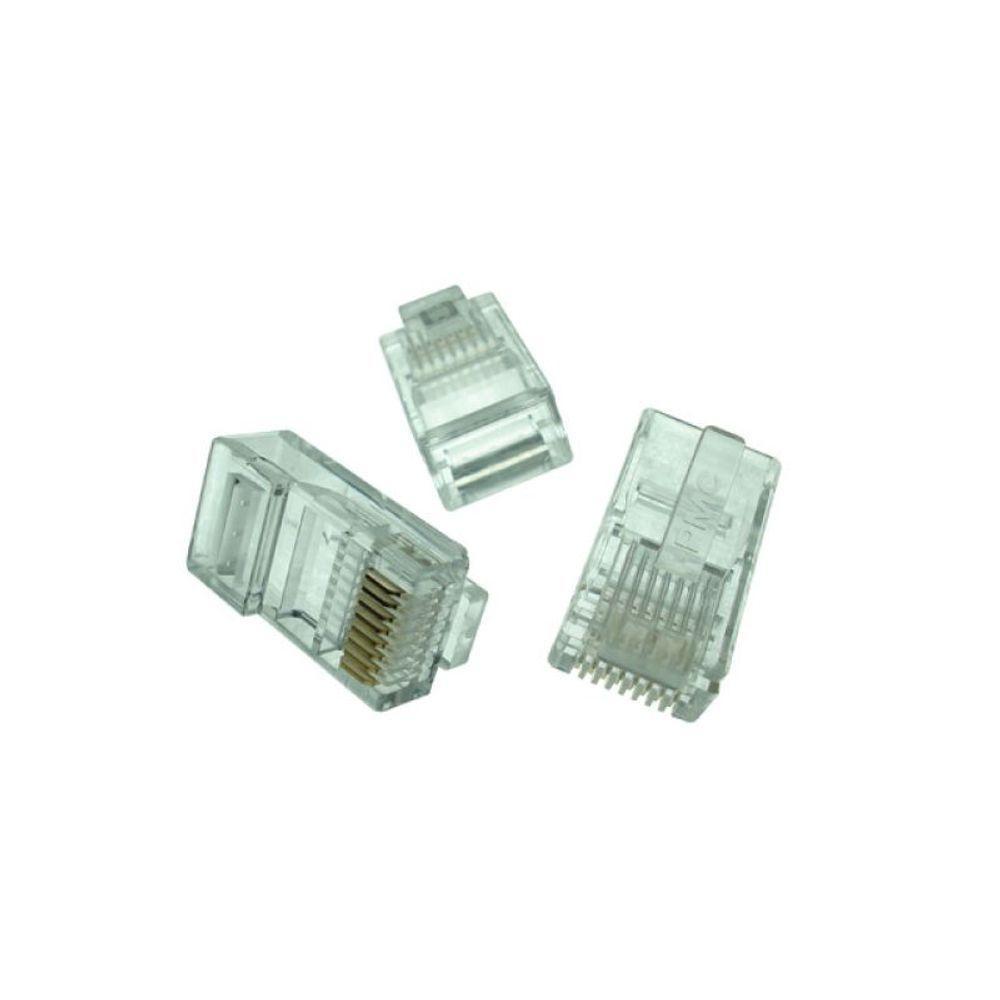 Conector Rj45 Cat5 Pacote Com 10 N 3 0 30mm - 1