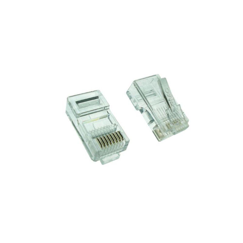 Conector Rj45 Cat5 Pacote Com 10 N 3 0 30mm - 2