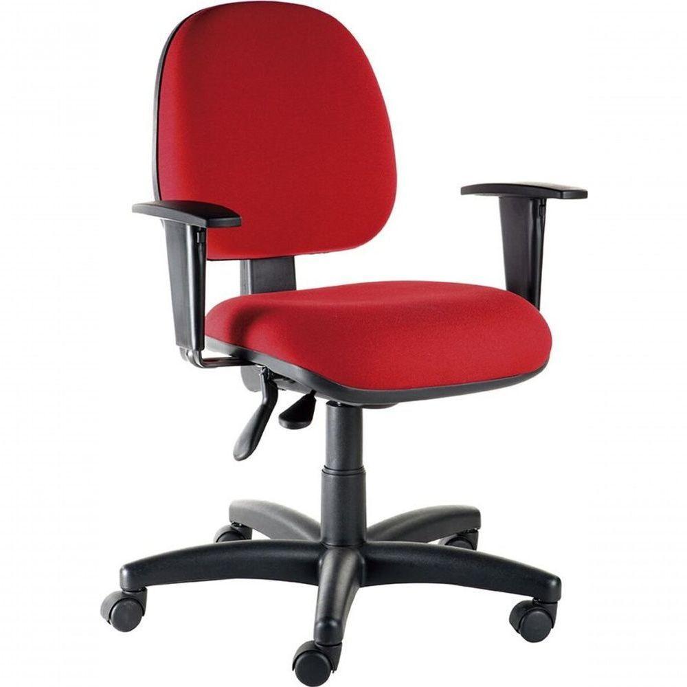 Cadeira Executiva Para Escritório Linha Confort Vermelho - 1