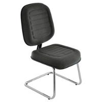 Cadeira Diretor Para Escritório Cromada Linha Blenda Cinza - 1