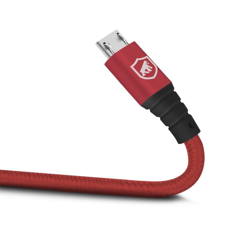 Cabo Tech Proof Vermelho Micro Usb V8 (1,2M) - Gorila Shield - 2
