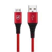 Cabo Tech Proof Vermelho Micro Usb V8 (1,2M) - Gorila Shield - 1
