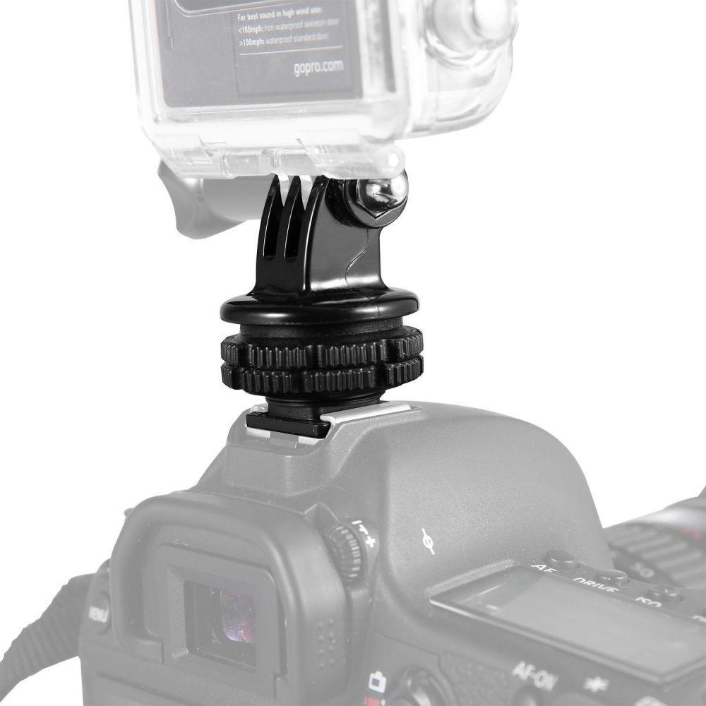 Adaptador Sapata e Tripé para Câmeras DSLR e GoPro - 8