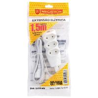Extensão Cabo Pl 2x0,75 1,5 Metros Branca 93 - 1