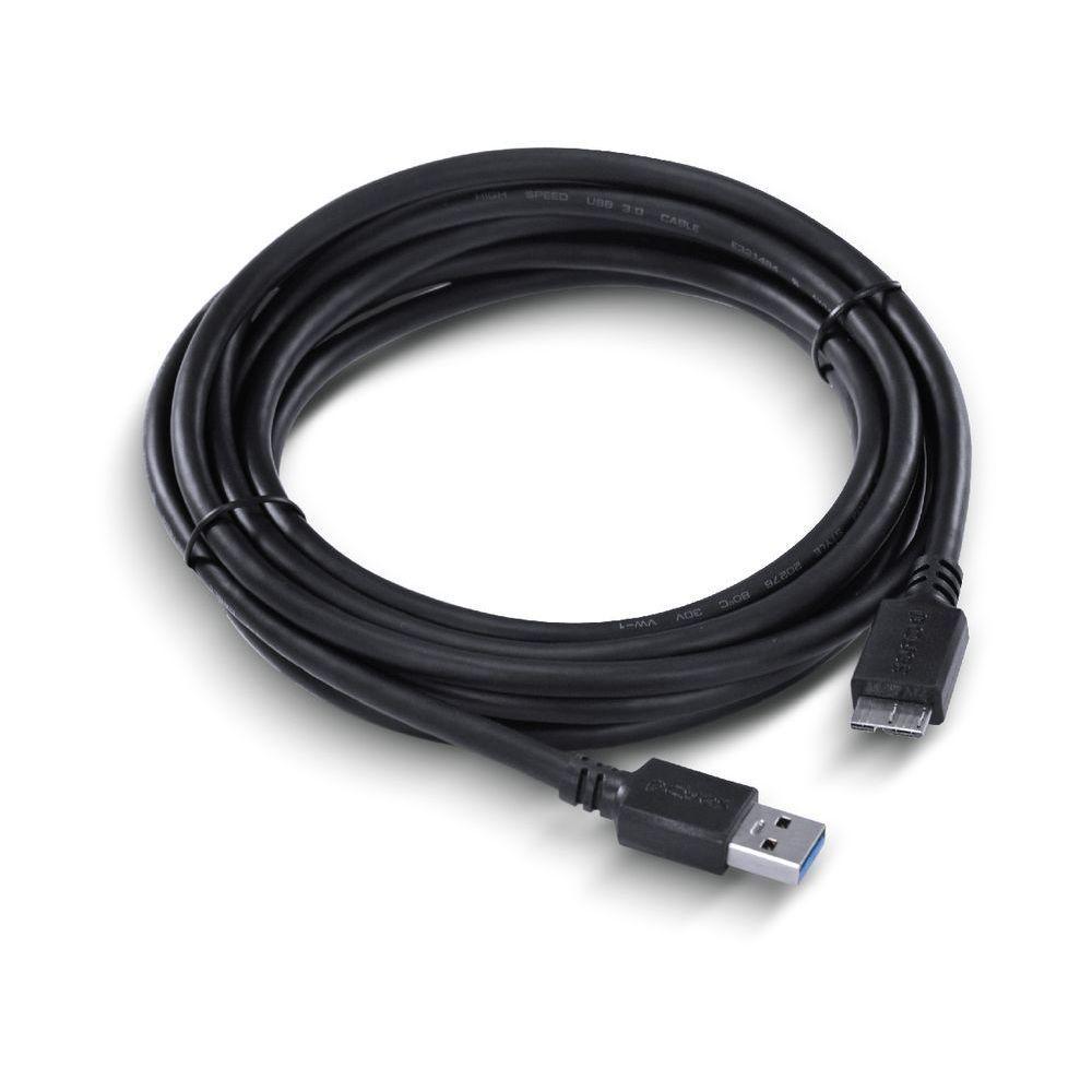 Cabo Para Hd Externo Usb A 3.0 Macho Para Micro Usb B 3.0 (10 Pinos) Ma0Cho 28Awg Puro Cobre 3 Metro - 4