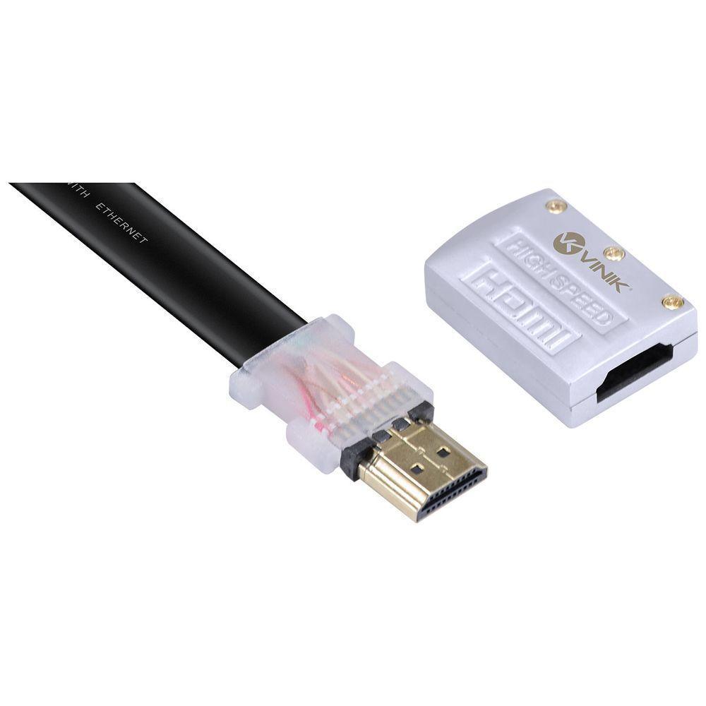 Cabo Hdmi 2.0 4K Ultra Hd 3D Conexao Ethernet Flat Com Conector Desmontavel 5 Metros - H20Fl-5 - 3