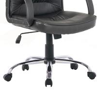 Kit 2 Cadeiras Giratórias Para Escritório Royal F03 Preto