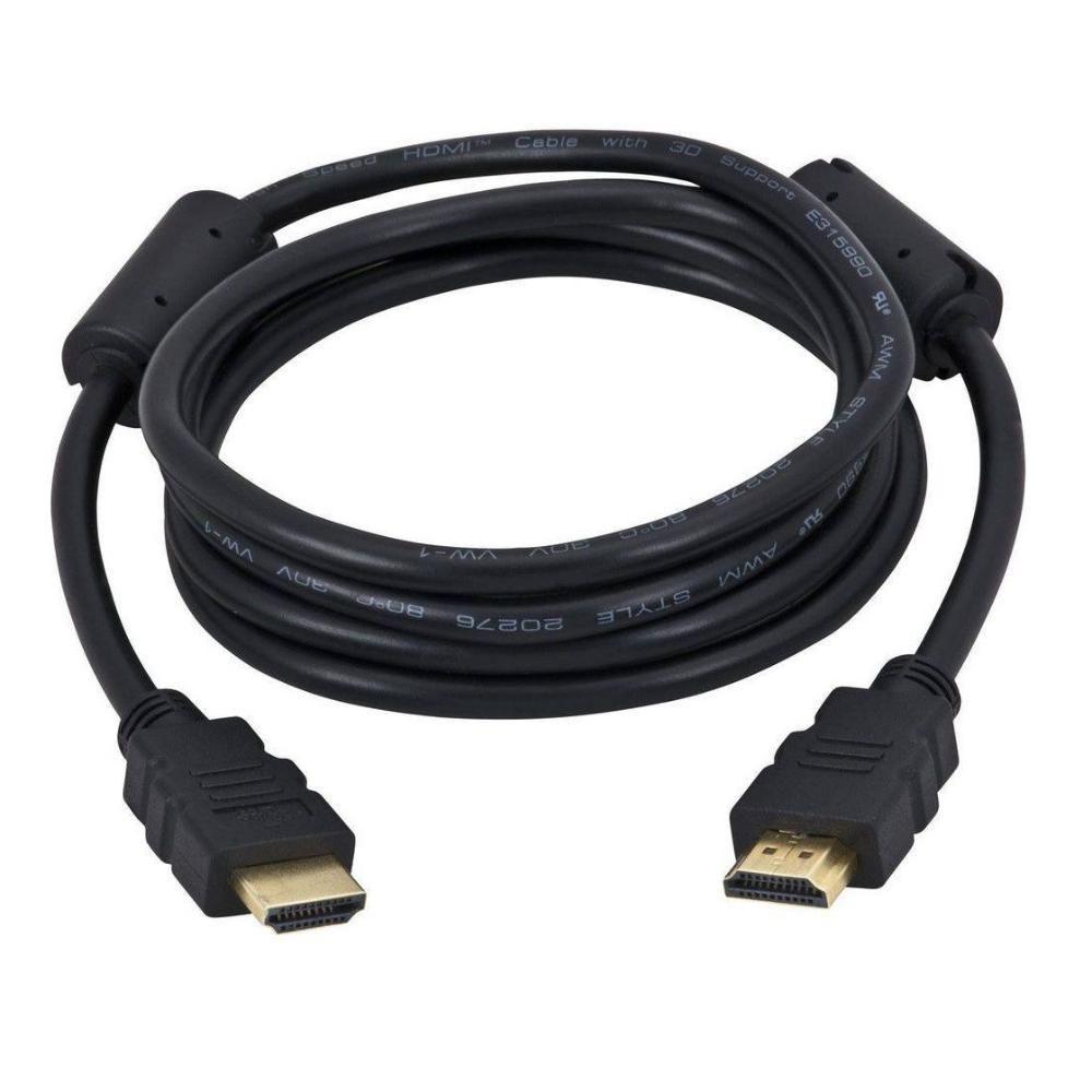 Cabo Hdmi 2.0 Ultra Hd 4k 30awg Ouro Com Filtro Mxt 1.8 Mts - 1