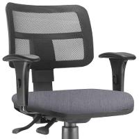 Cadeira Giratória Zip Executiva Ergonômica Escritório Cinza