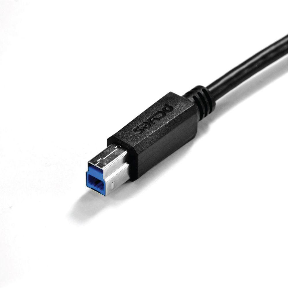 Cabo Para Impressora E Hd Externo Usb A 3.0 Macho Para Usb B 3.0 Macho 28Awg Puro Cobre 2 Metros - 4