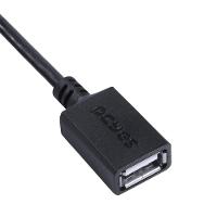 Adaptador Otg Micro Usb Para Usb 2.0 15Cm Preto Conexão Com Celulares Smartphones Tablets - Pamup-15 - 5